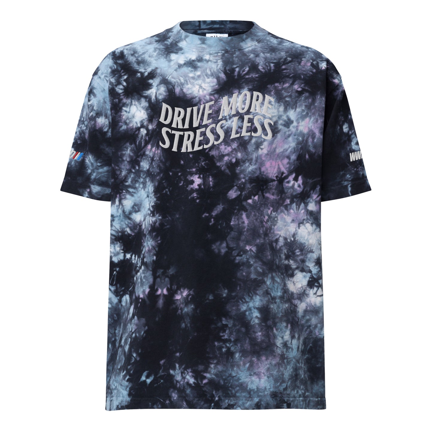 OVERSIZED Comfy GROOVY  Drive More Stress Less WWD T-Shirt (Embroidered)