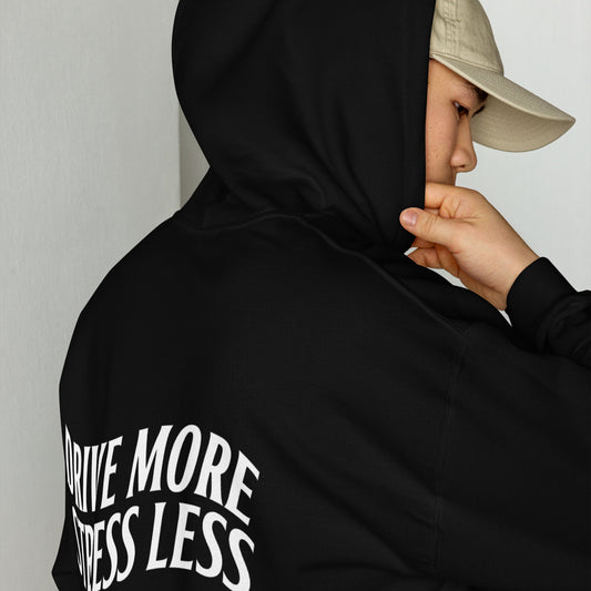 DRIVE MORE STRESS LESS, Unisex Hoodie from Why We Drive